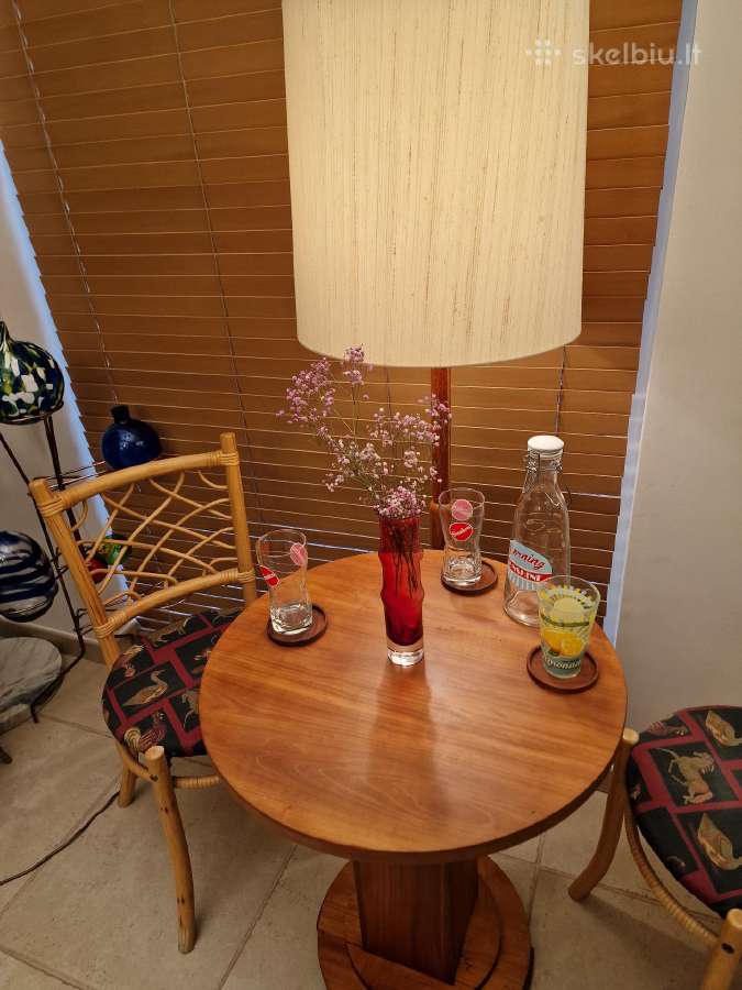Vintažinės mid century natūralaus ratango kėdės - nuotraukos Nr. 31