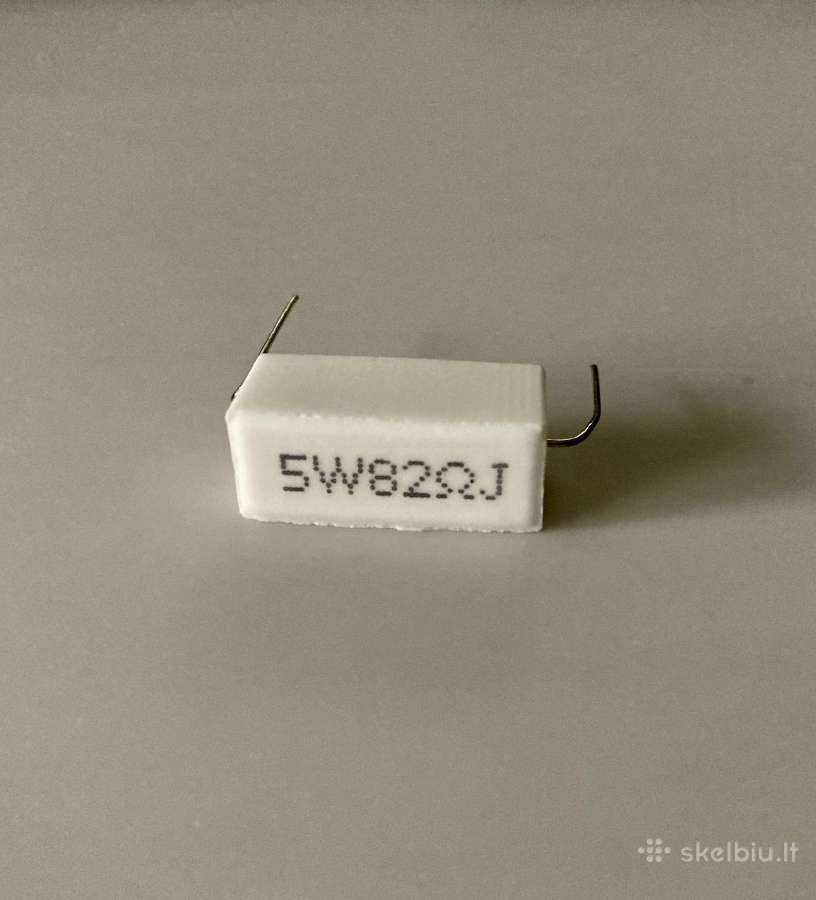 Keraminis 5w galios 82 Om rezistorius