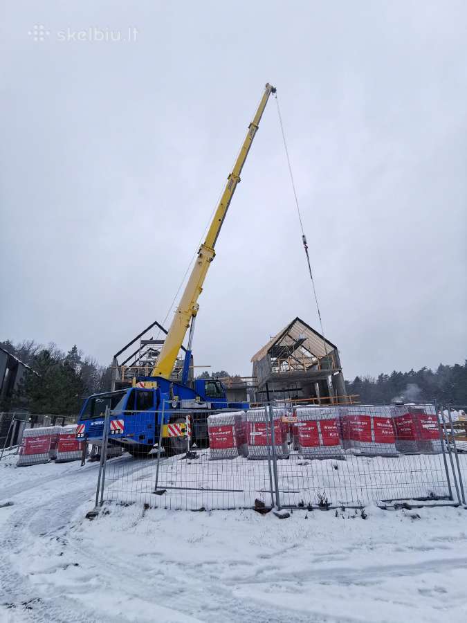Krano Nuoma. Kranas Terex 50t - nuotraukos Nr. 5