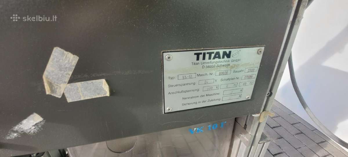 Automatinis surišimo Pp juostomis įrengimas Titan - nuotraukos Nr. 6