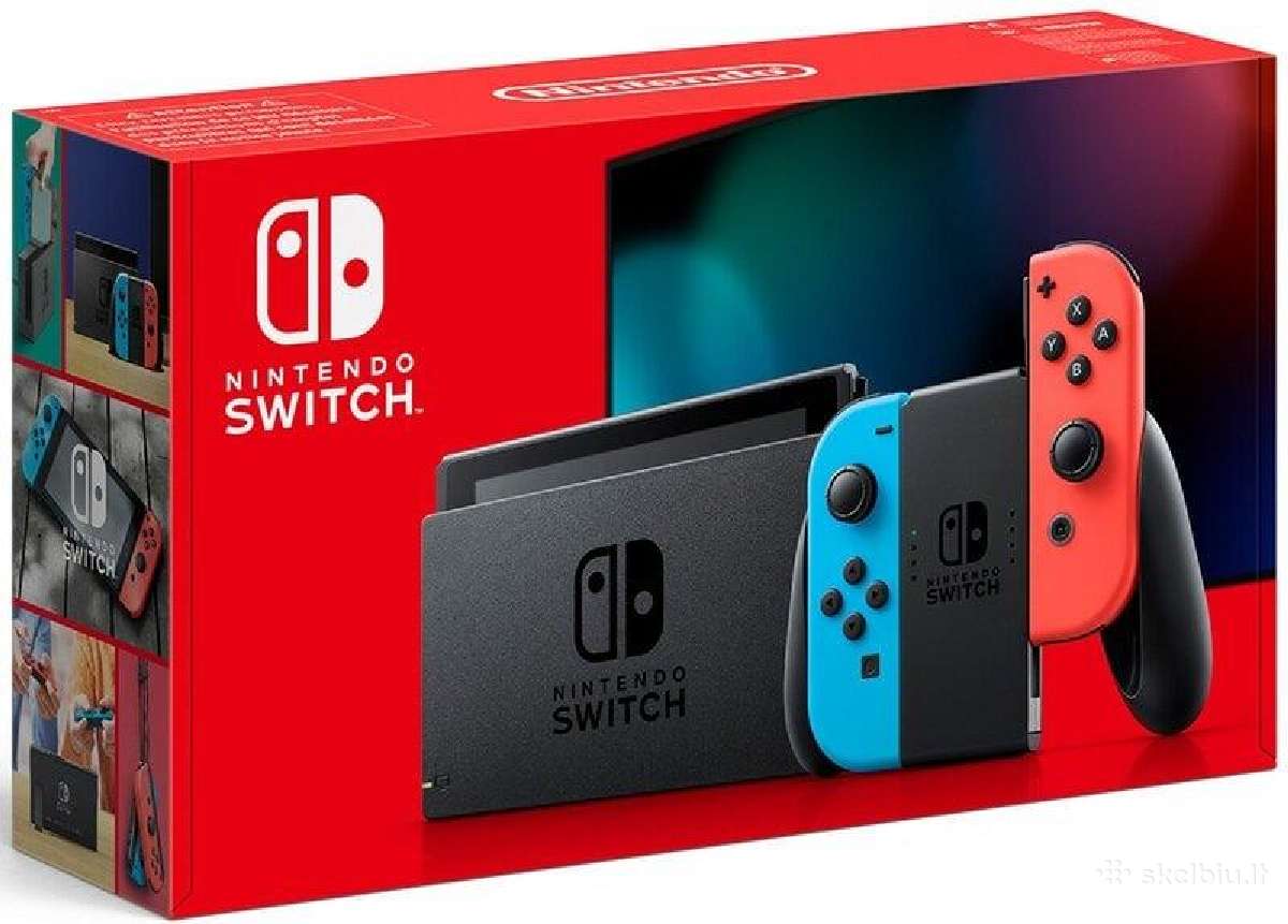 Nintendo Switch Su garantija. Kelis kart naudotas.