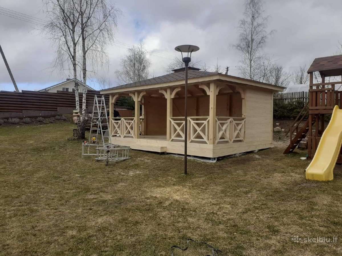 Mediniu Pavėsinių gamyba,mūsų patirtis 10metų