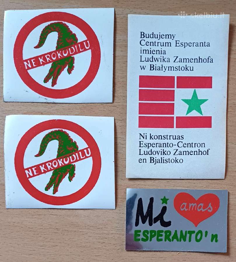 4 lipdukai Esperanto tema