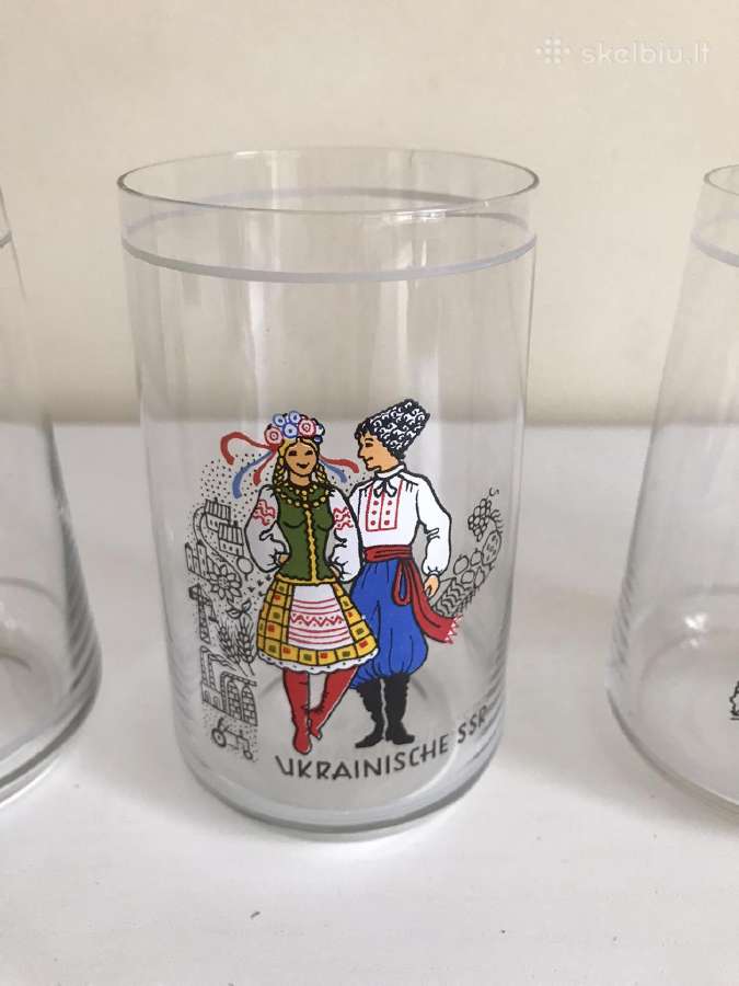 Antikvarinės stiklinės - nuotraukos Nr. 11