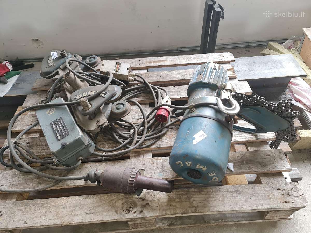 Elektrinis kranas Telferis Demag