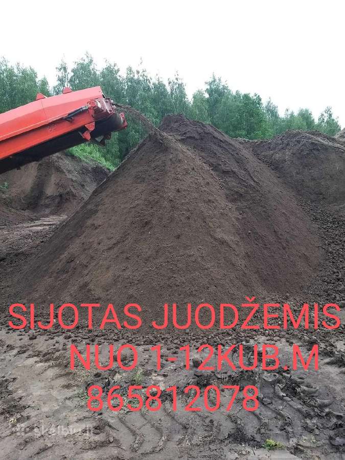 Sijotas Juodžemis-durpžemis-juodžemis Su Mėšlu