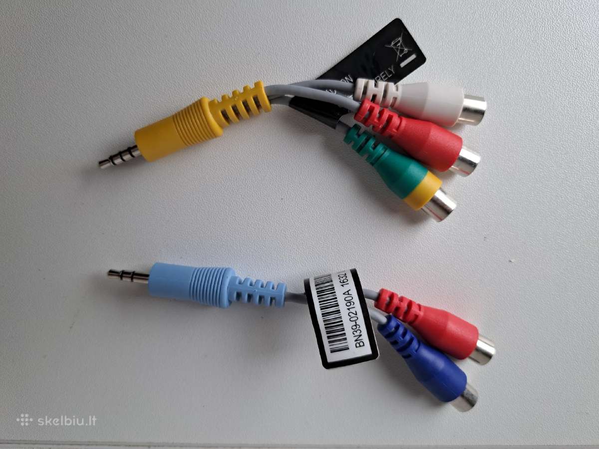 Laidai jungtys, kabeliai audio adapteriai