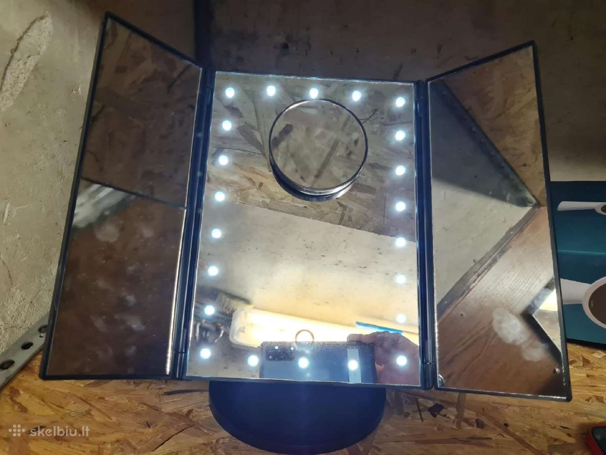 Kosmetinis veidrodis su LED apšvietimu - nuotraukos Nr. 2