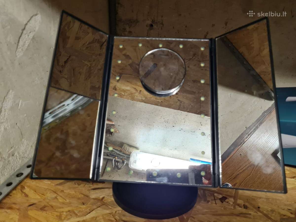 Kosmetinis veidrodis su LED apšvietimu - nuotraukos Nr. 3
