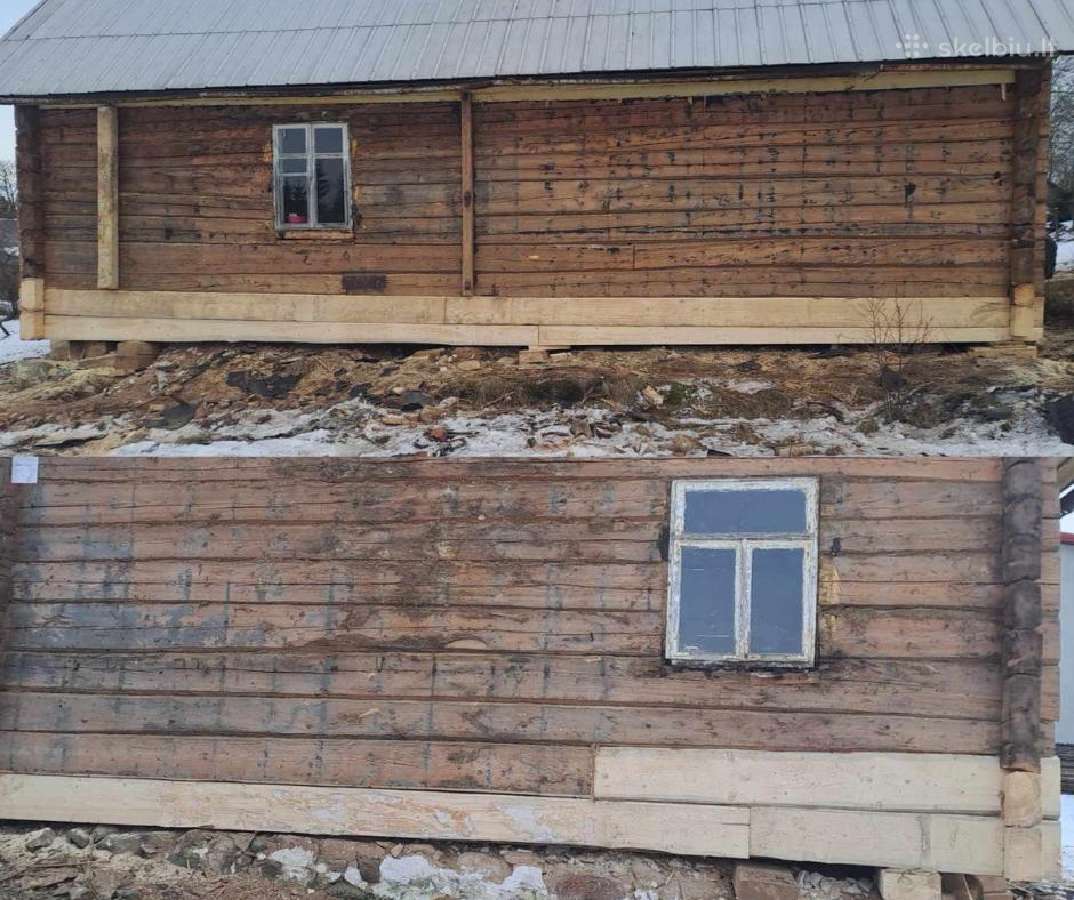 Senų rąstinių namų rekonstrukcija - nuotraukos Nr. 15