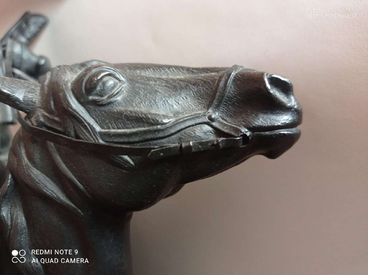 Perku skulptūrą špižinę ar bronzinę - nuotraukos Nr. 4