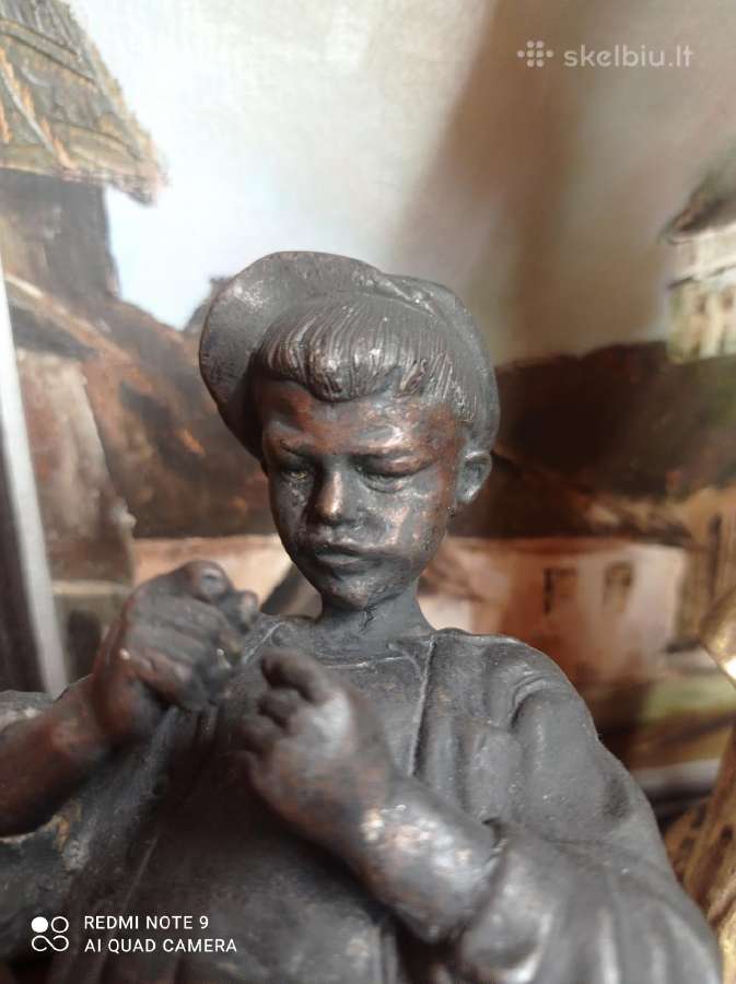 Perku skulptūrą špižinę ar bronzinę - nuotraukos Nr. 6