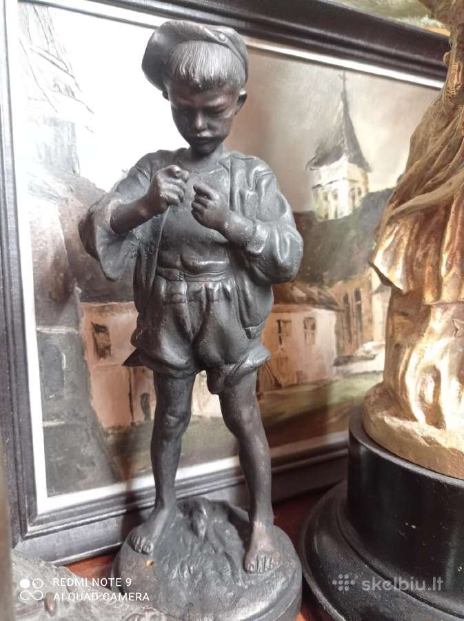 Perku skulptūrą špižinę ar bronzinę - nuotraukos Nr. 7