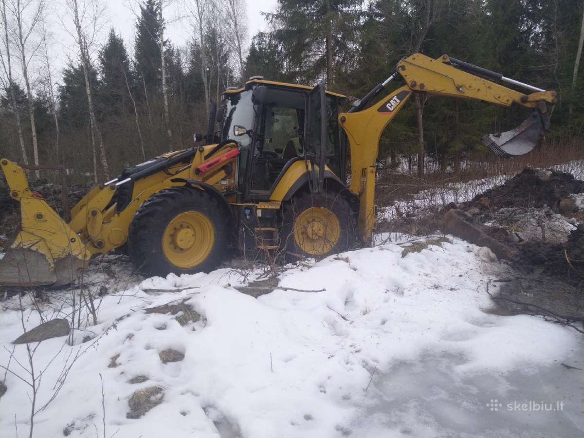 Ekskavatoriaus krautuvo nuoma (Cat 444f2) Molėtai - nuotraukos Nr. 14