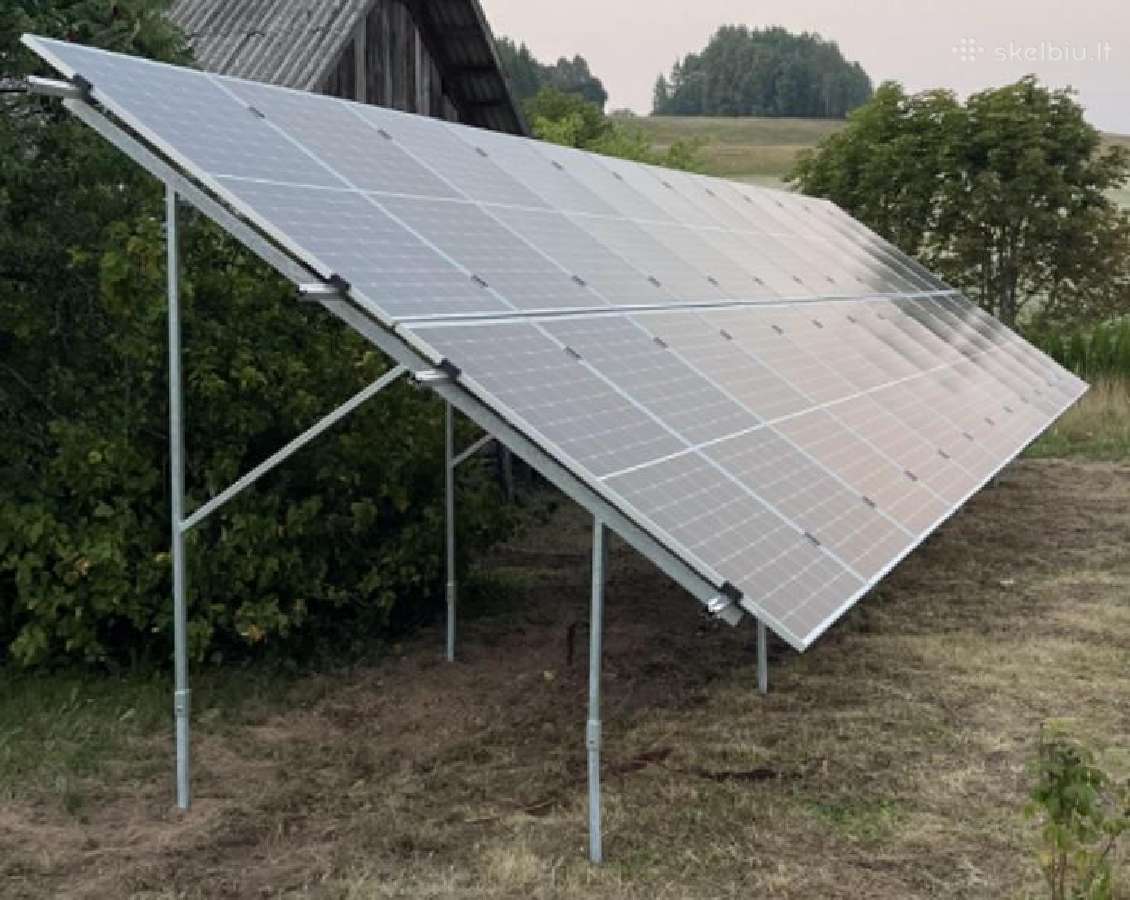 Saulės elektrinės konstrukcija - nuotraukos Nr. 2