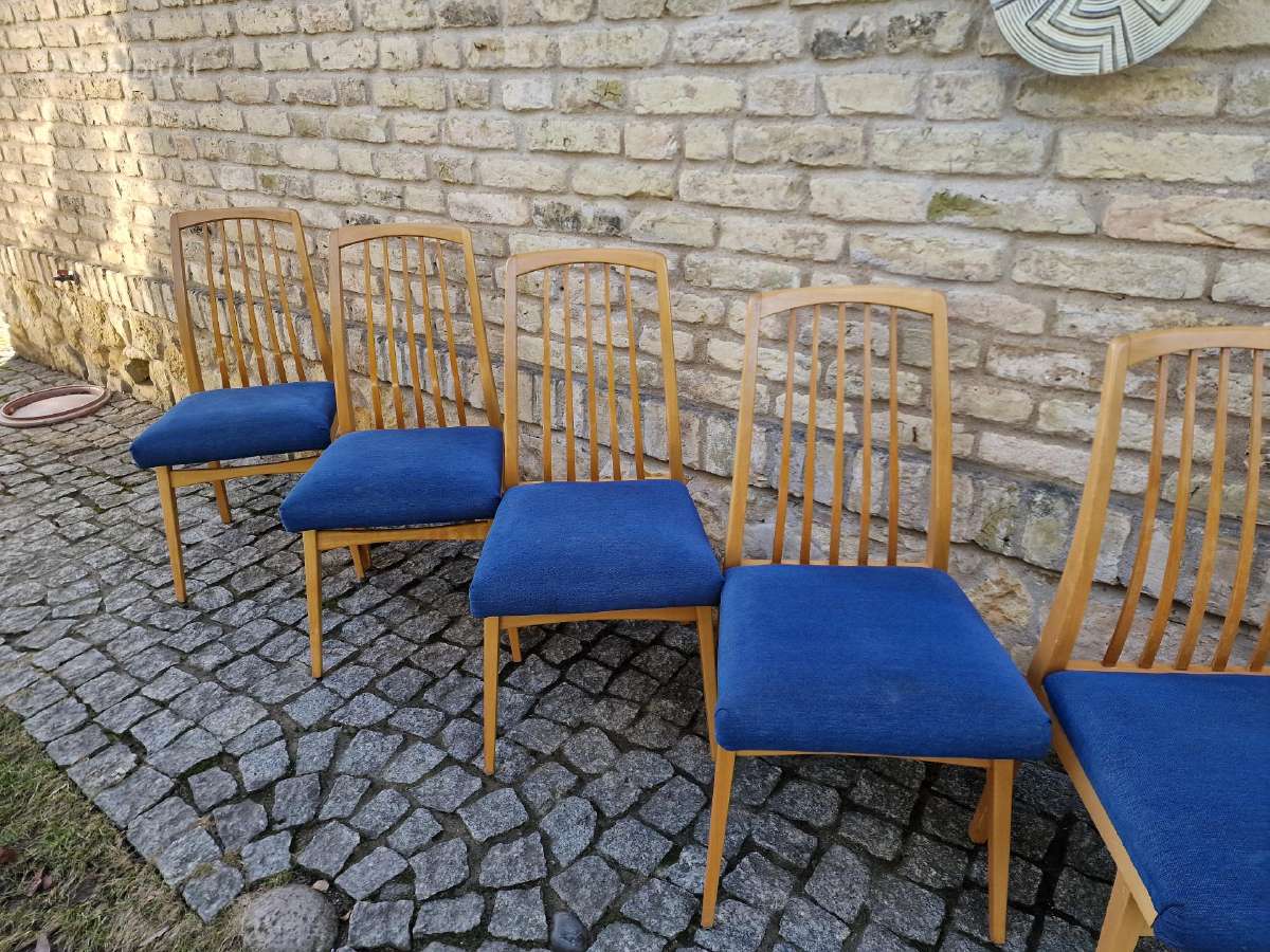 Vintažinės mid century "Casala" bukmedžio kėdės - nuotraukos Nr. 2