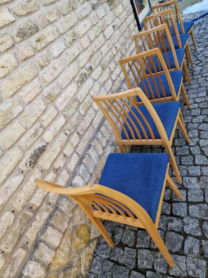 Vintažinės mid century "Casala" bukmedžio kėdės - nuotraukos Nr. 7