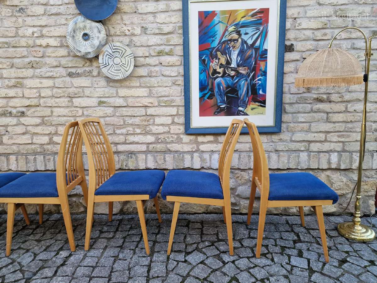 Vintažinės mid century "Casala" bukmedžio kėdės - nuotraukos Nr. 10