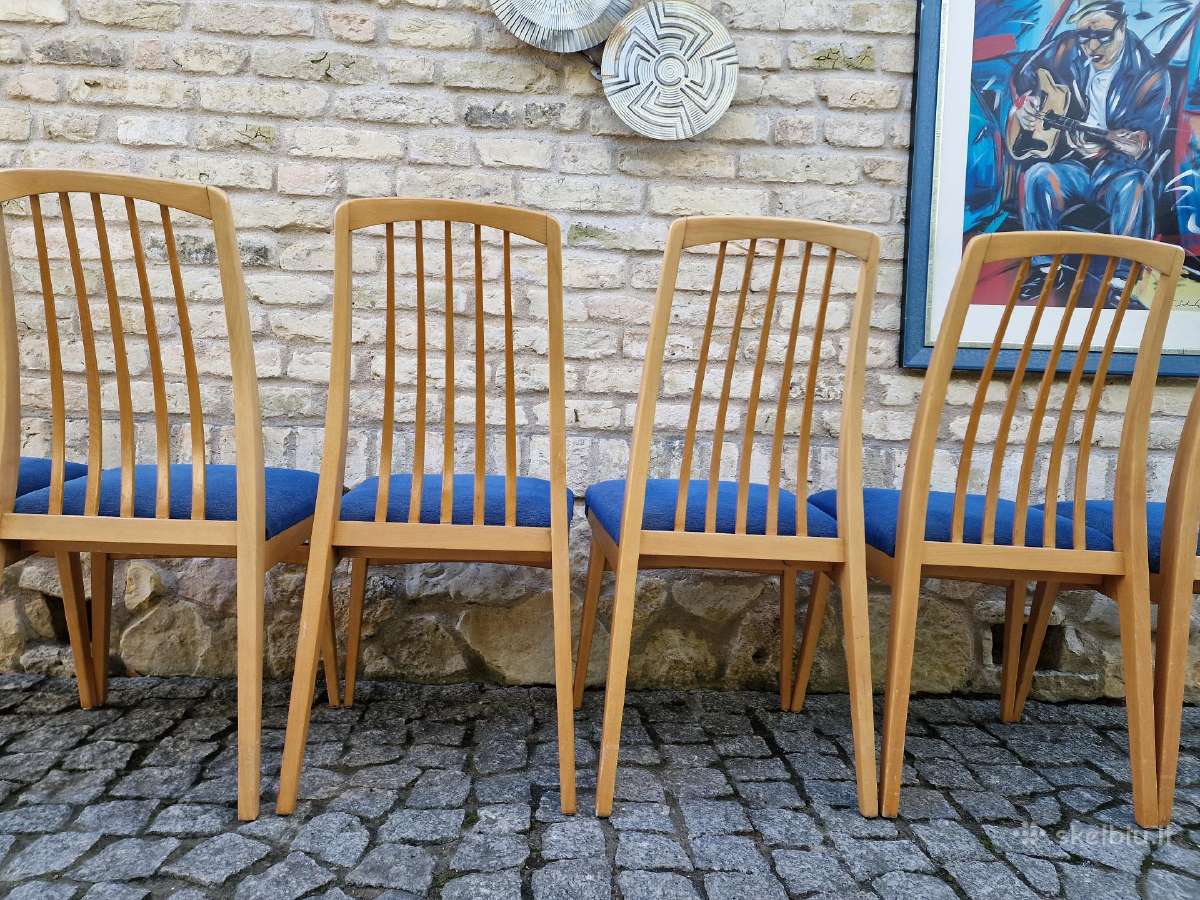 Vintažinės mid century "Casala" bukmedžio kėdės - nuotraukos Nr. 11