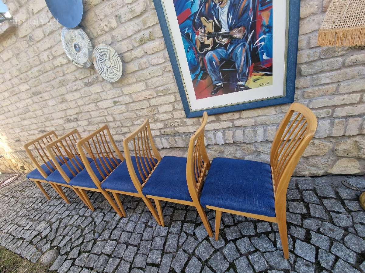 Vintažinės mid century "Casala" bukmedžio kėdės - nuotraukos Nr. 12