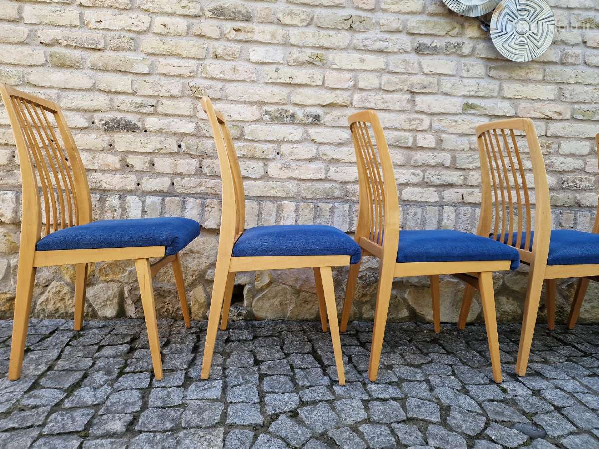 Vintažinės mid century "Casala" bukmedžio kėdės - nuotraukos Nr. 14