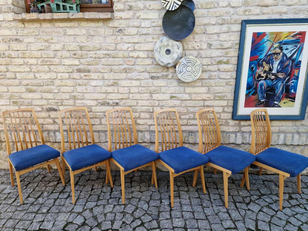 Vintažinės mid century "Casala" bukmedžio kėdės - nuotraukos Nr. 15