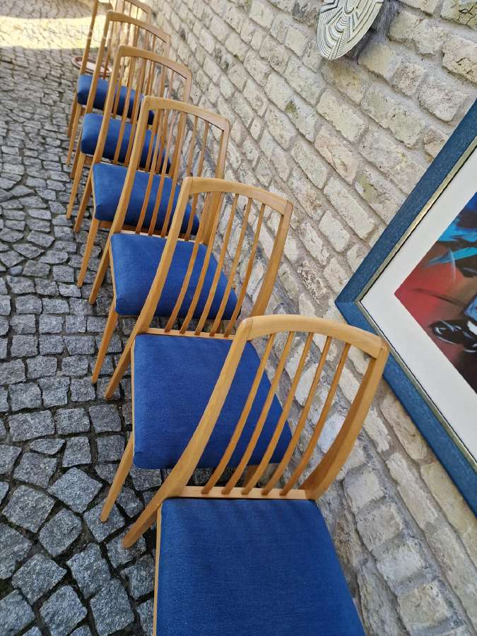 Vintažinės mid century "Casala" bukmedžio kėdės - nuotraukos Nr. 16