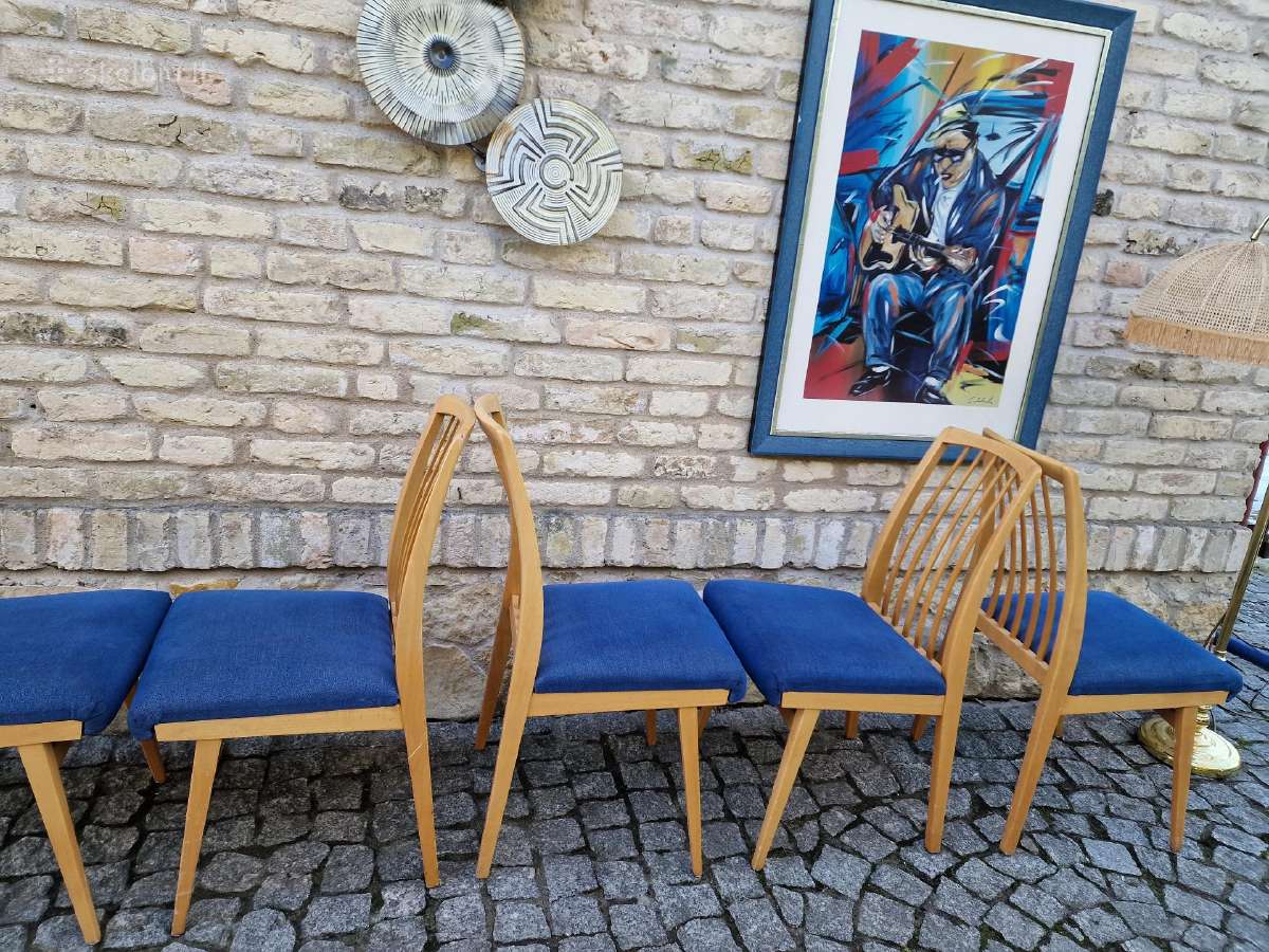 Vintažinės mid century "Casala" bukmedžio kėdės - nuotraukos Nr. 21