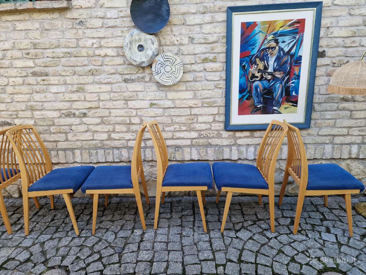 Vintažinės mid century "Casala" bukmedžio kėdės - nuotraukos Nr. 22