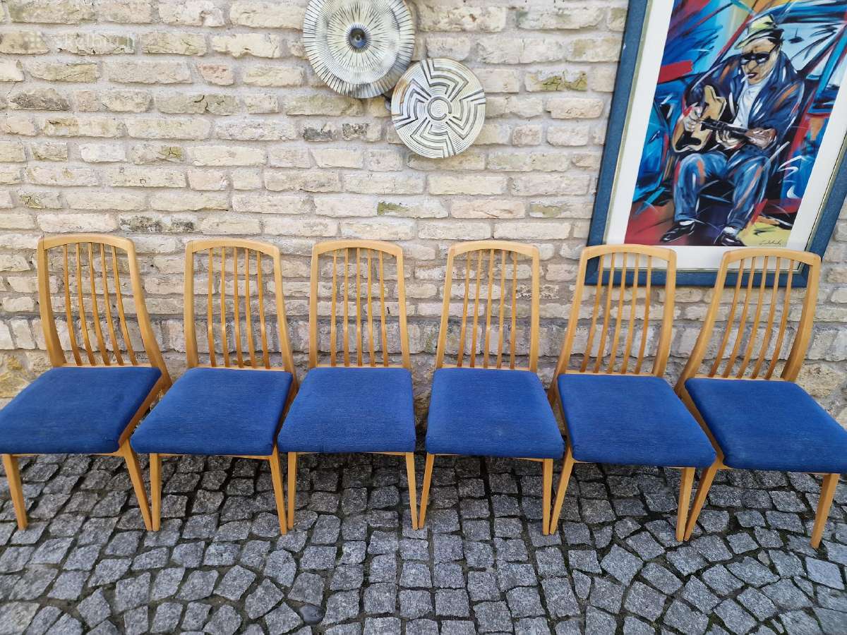 Vintažinės mid century "Casala" bukmedžio kėdės - nuotraukos Nr. 32