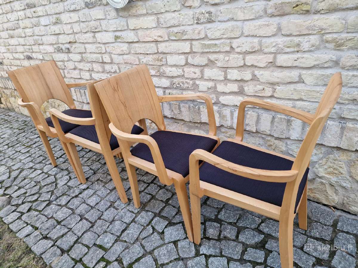 Bukmedžio masyvo "Klose" kėdės - nuotraukos Nr. 19