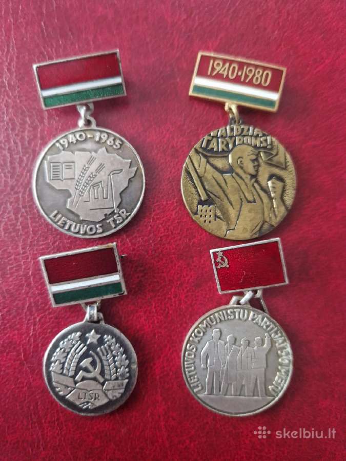 4 Lietuvos Tsr medaliai
