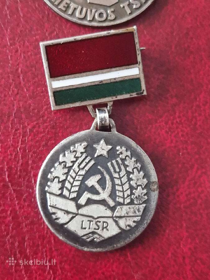 4 Lietuvos Tsr medaliai - nuotraukos Nr. 3