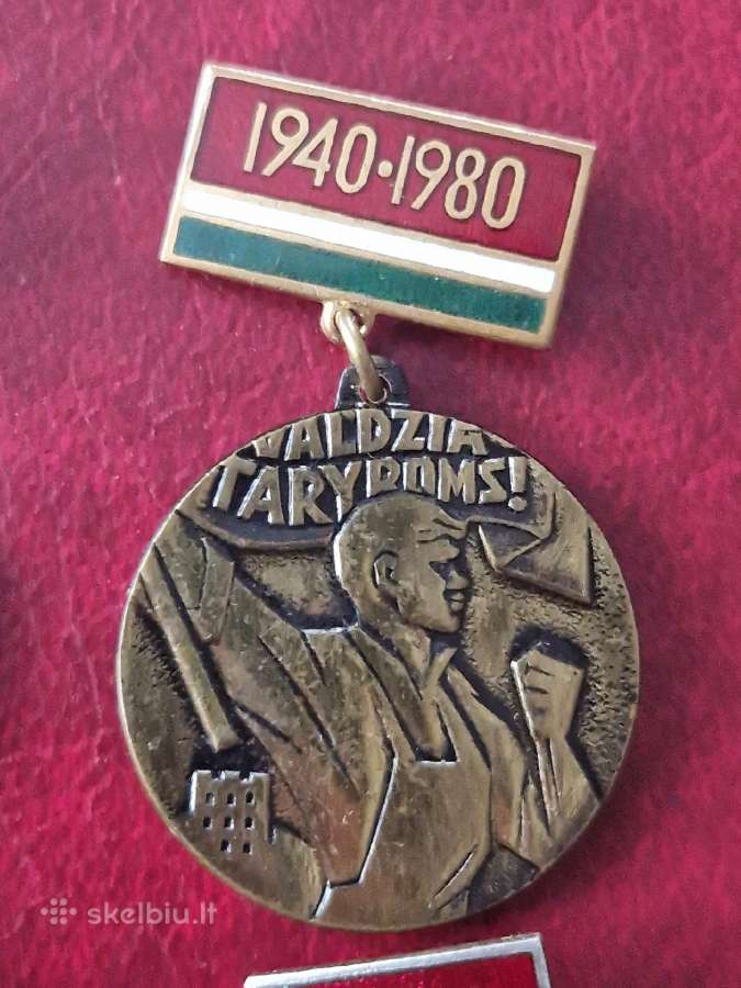 4 Lietuvos Tsr medaliai - nuotraukos Nr. 5