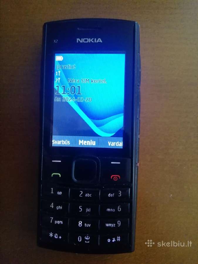 Nokia x2 dvi sim - nuotraukos Nr. 3