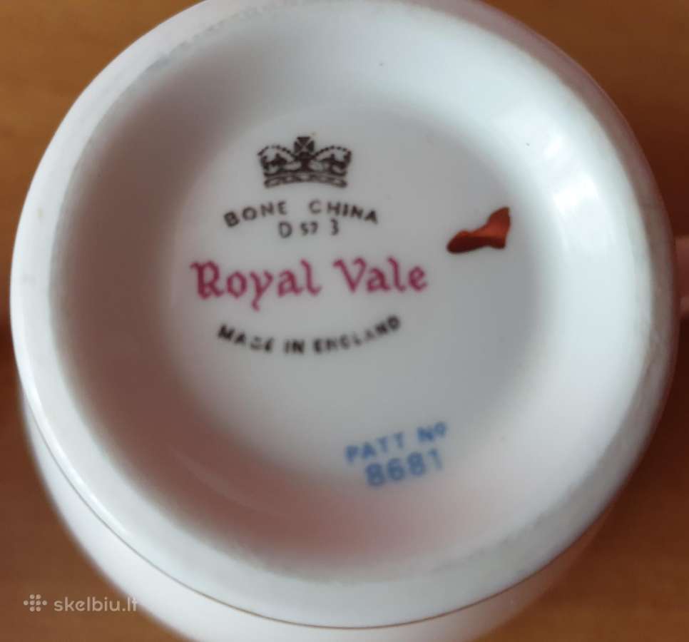 Vintage Royal vale porceliano servizas - nuotraukos Nr. 10