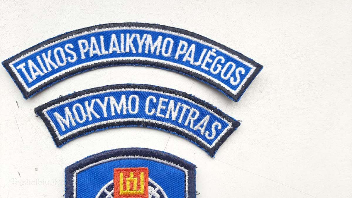 Taikos palaikymo pajegos mc antsiuvas - nuotraukos Nr. 2
