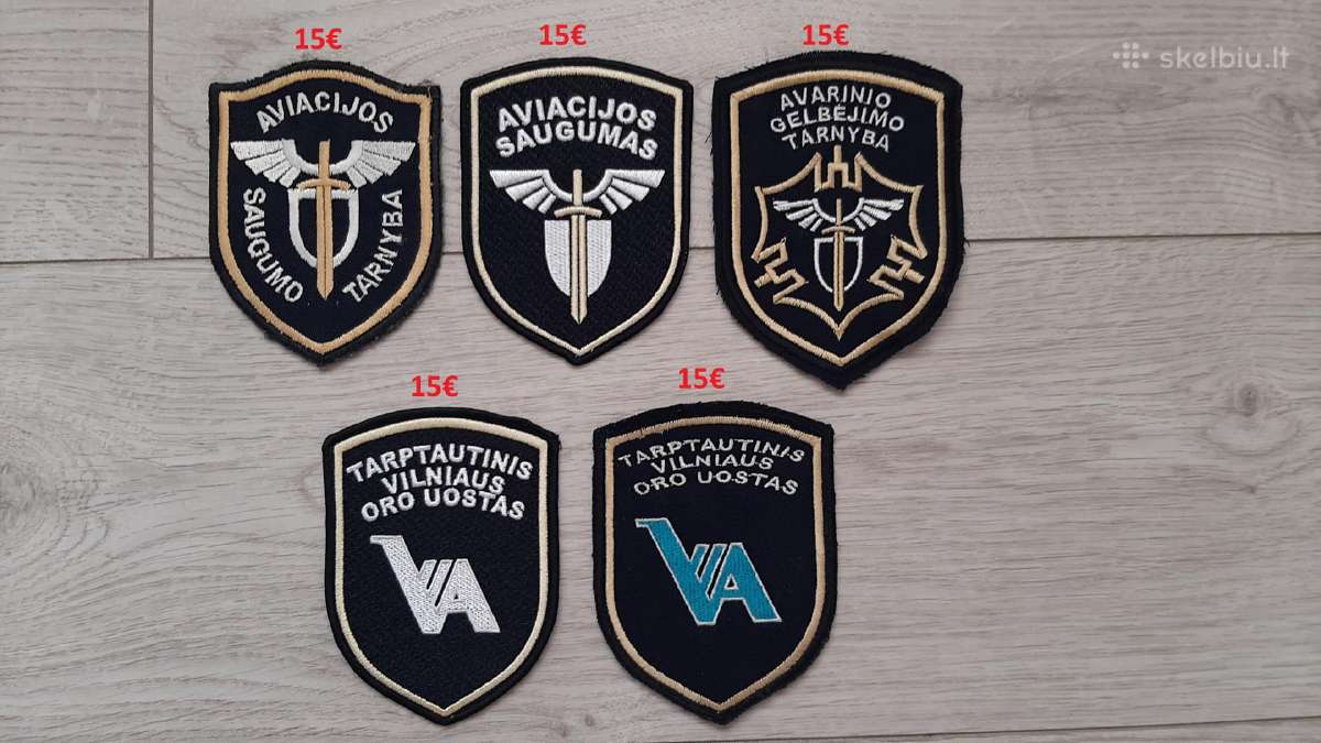 Aviacijos saugumo tarnybos antsiuvai po 15€