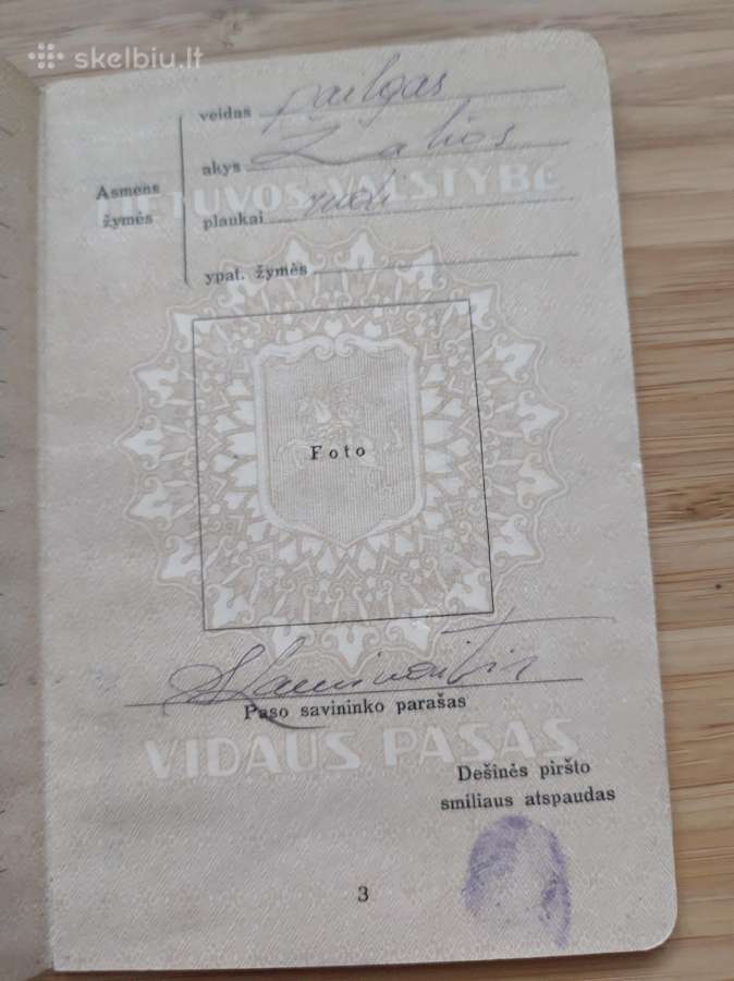 Keistai užpildytas pasas - nuotraukos Nr. 5