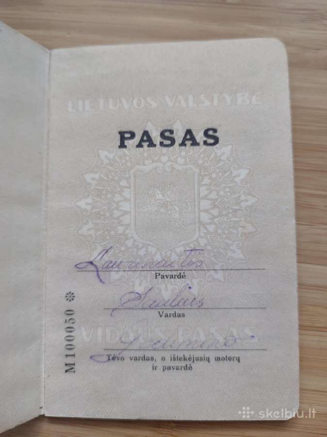 Keistai užpildytas pasas - nuotraukos Nr. 2
