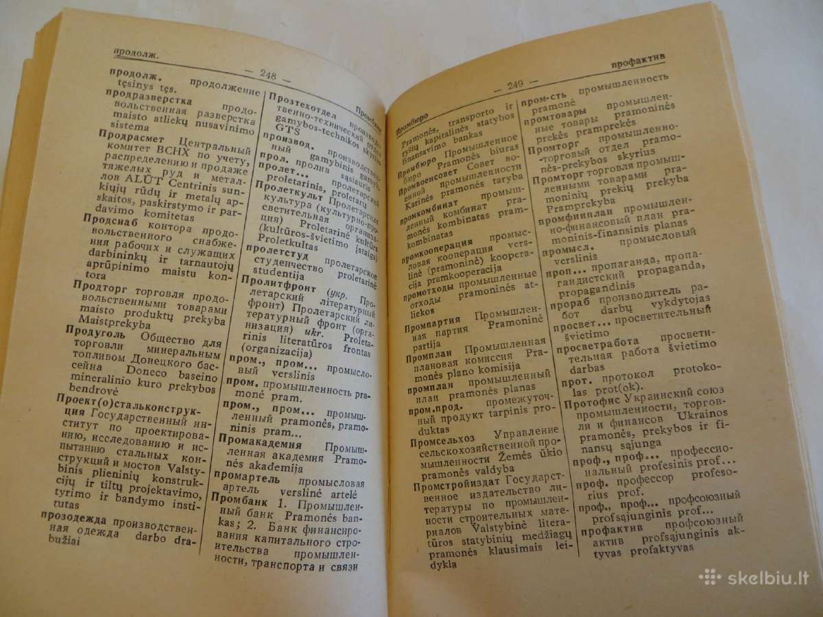 Knyga Rusiškų ir lietuviškų santrumpų žodynas 1960 - nuotraukos Nr. 14