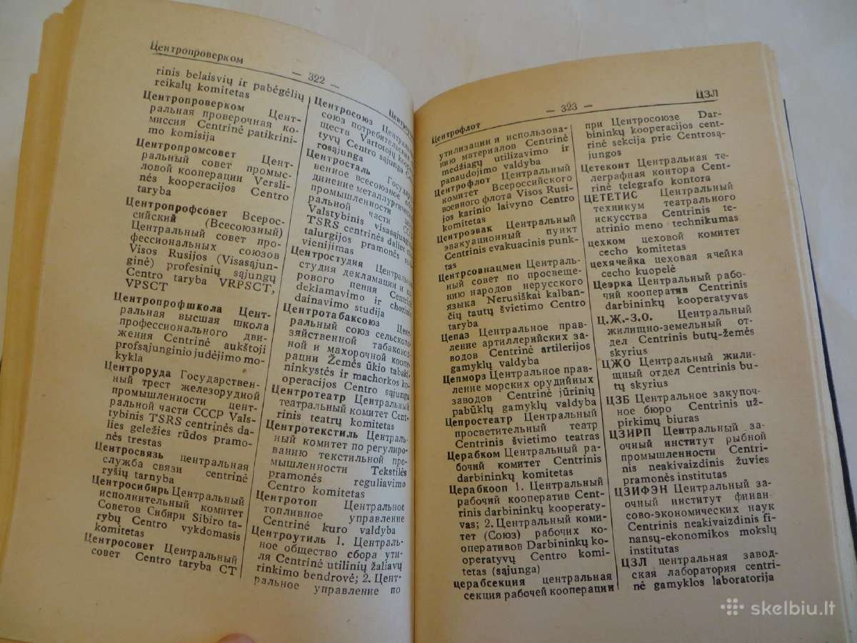 Knyga Rusiškų ir lietuviškų santrumpų žodynas 1960 - nuotraukos Nr. 16