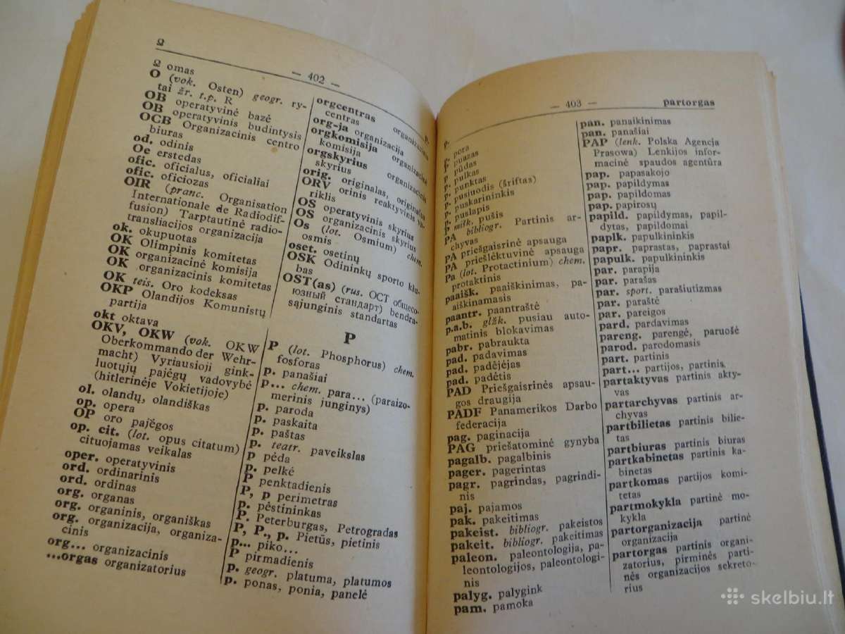Knyga Rusiškų ir lietuviškų santrumpų žodynas 1960 - nuotraukos Nr. 17