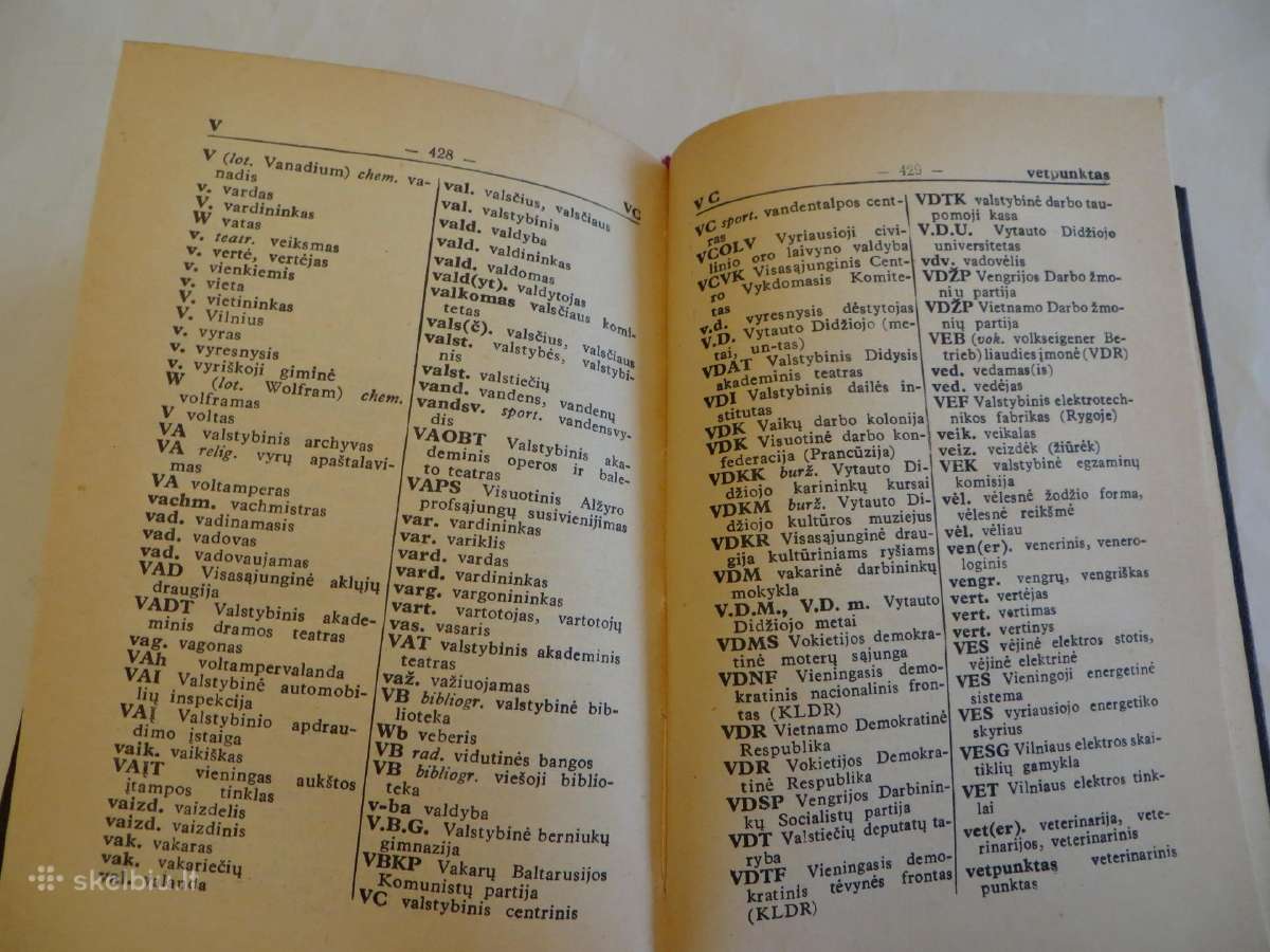Knyga Rusiškų ir lietuviškų santrumpų žodynas 1960 - nuotraukos Nr. 18