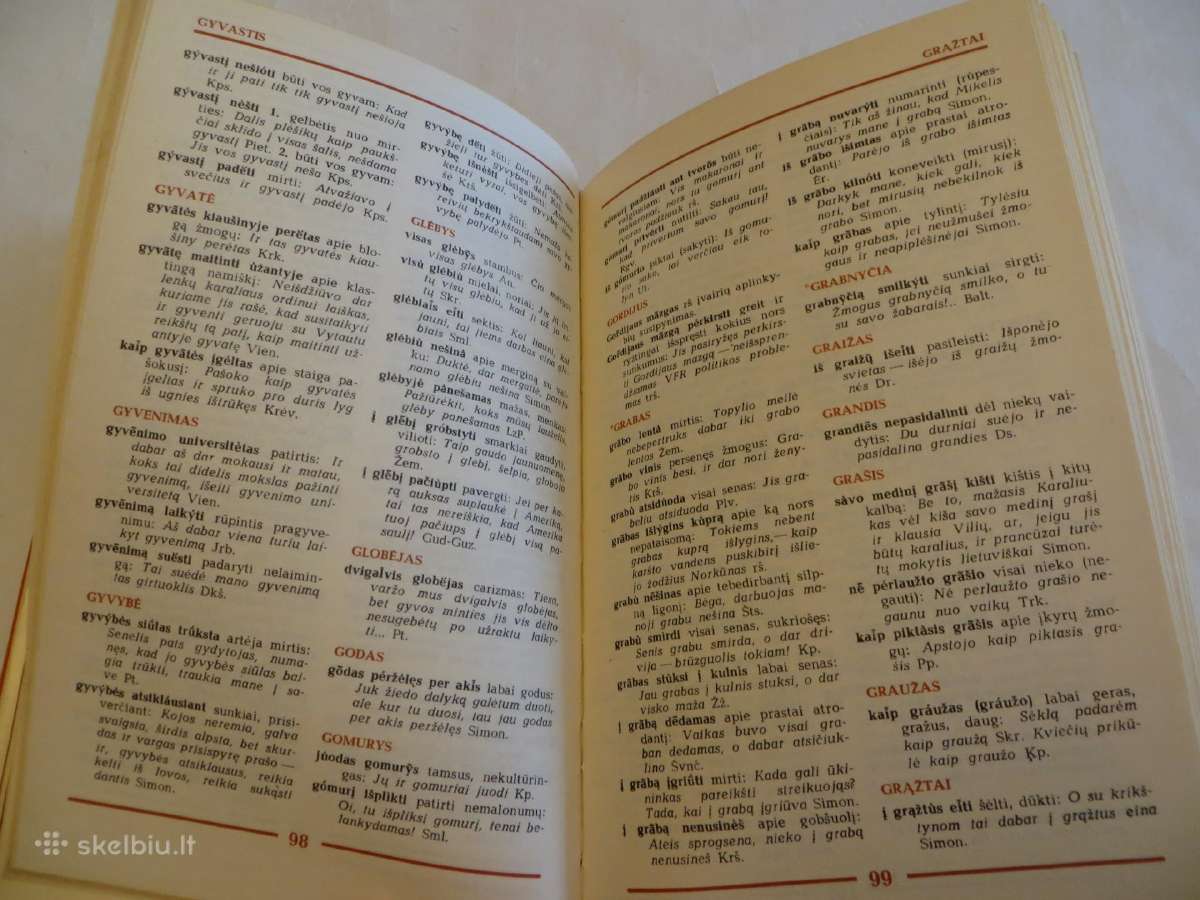 Knyga Lietuvių kalbos frazeologijos žodynas 1977 - nuotraukos Nr. 16