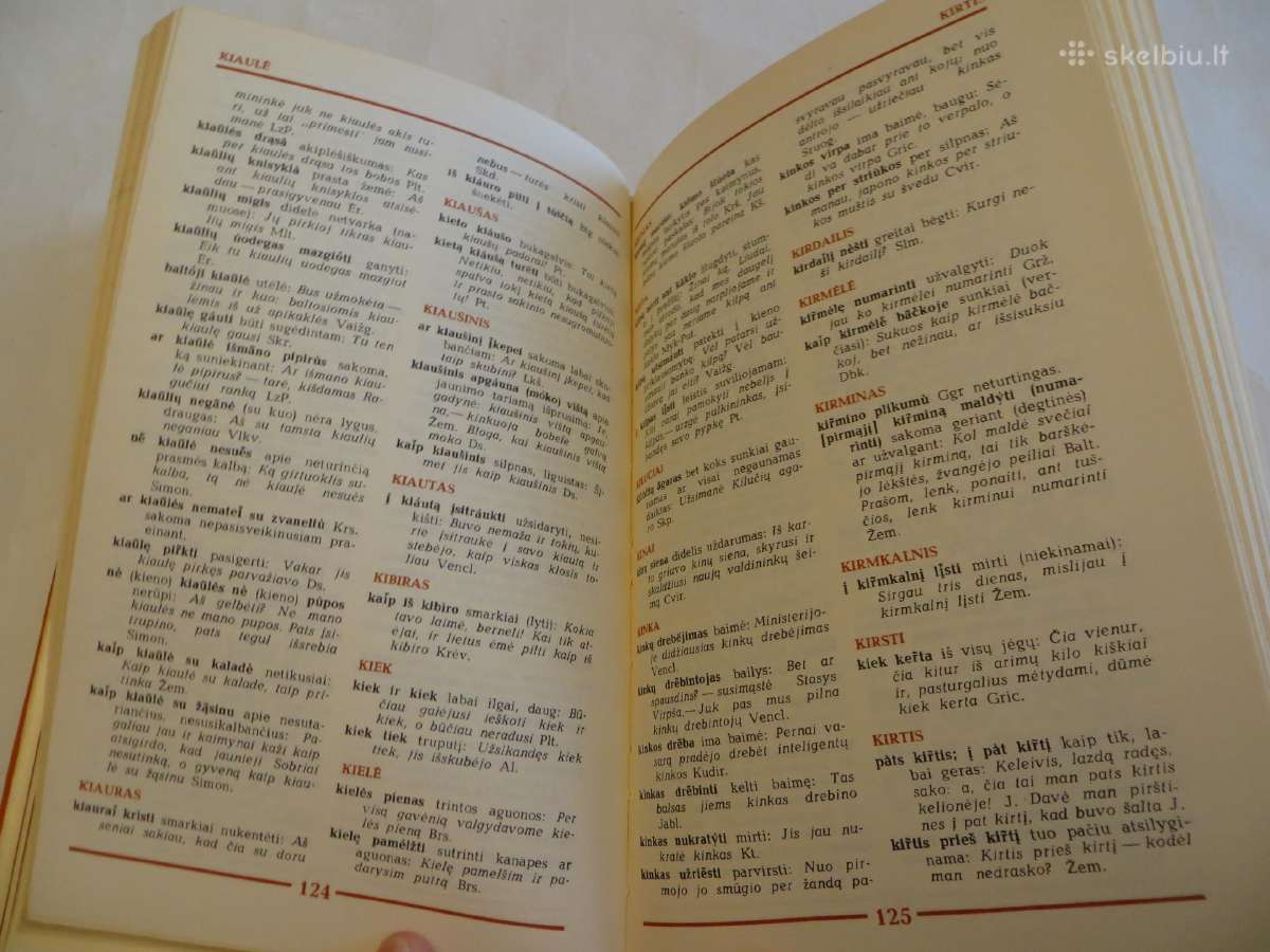 Knyga Lietuvių kalbos frazeologijos žodynas 1977 - nuotraukos Nr. 17