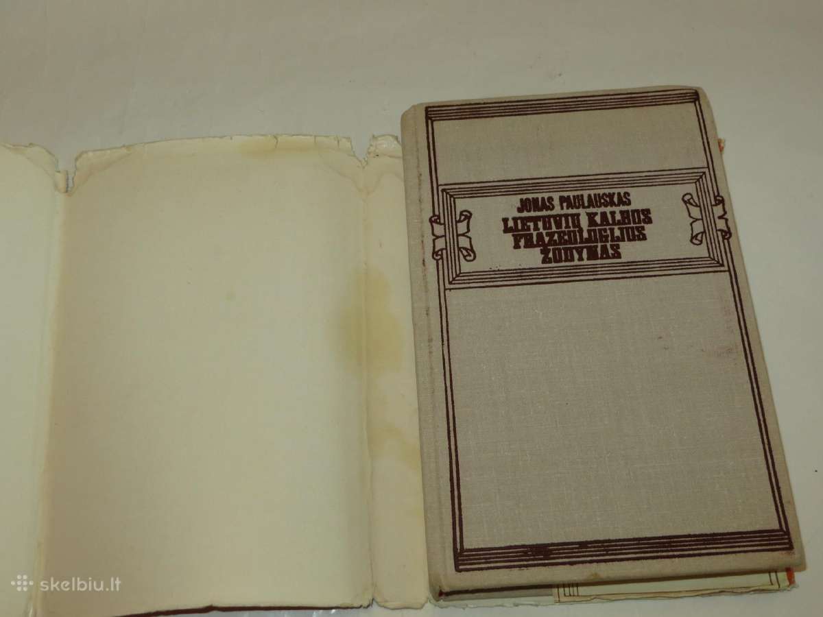 Knyga Lietuvių kalbos frazeologijos žodynas 1977 - nuotraukos Nr. 5