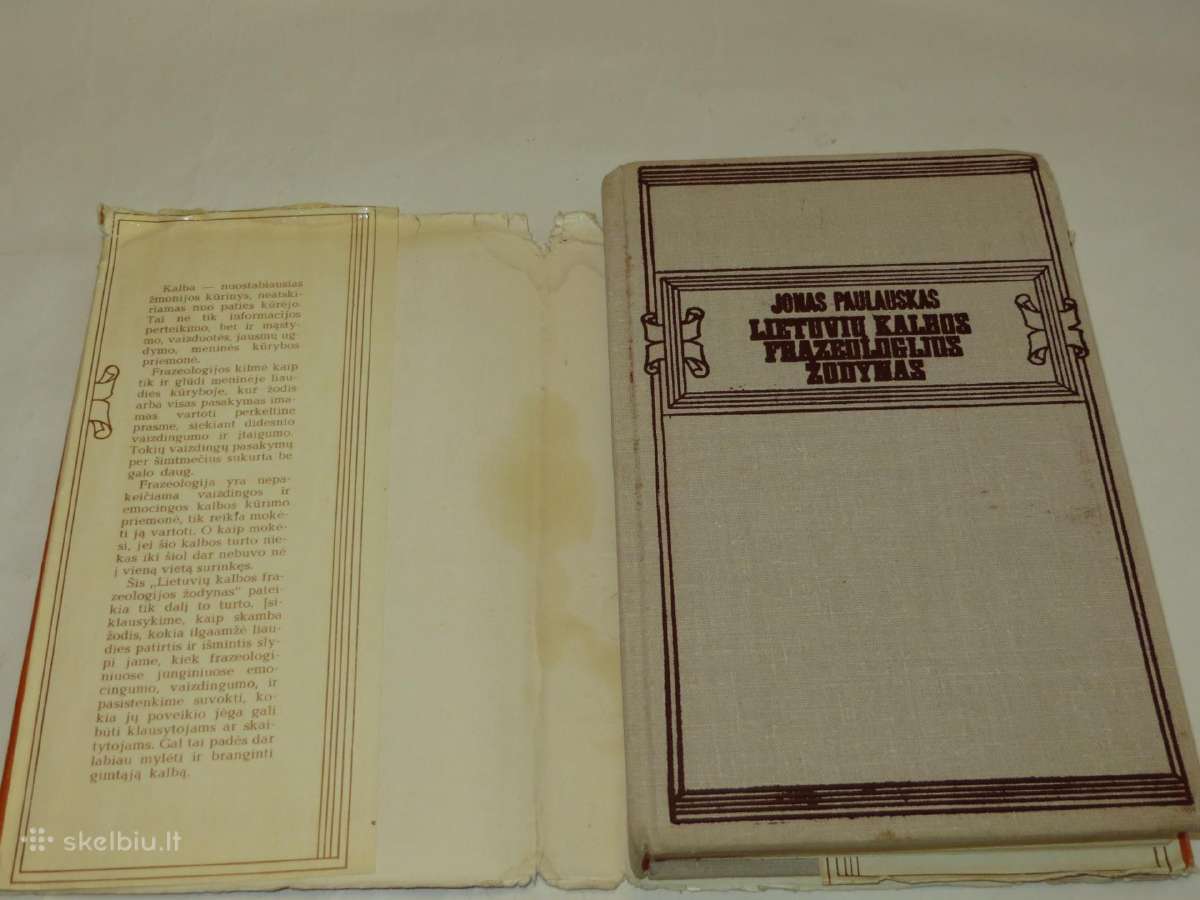 Knyga Lietuvių kalbos frazeologijos žodynas 1977 - nuotraukos Nr. 6