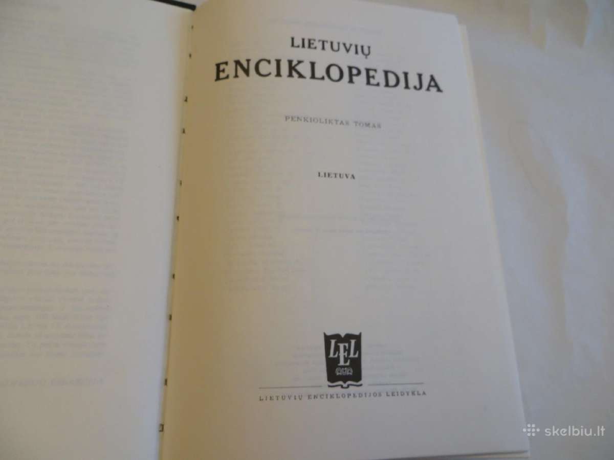 Knyga Lietuvių enciklopedija 15-tas tomas 1991 - nuotraukos Nr. 4