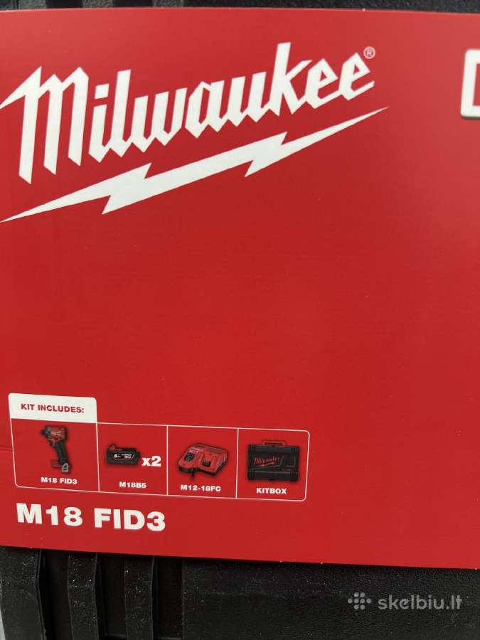 Milwaukee M18 Fid3-502x impact - nuotraukos Nr. 4